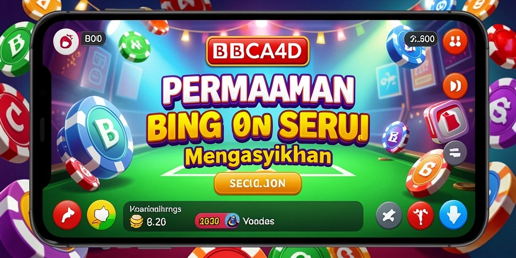 Screenshot gameplay BBCA4D menampilkan suasana permainan Bingo yang menarik.