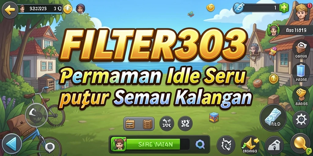 Tampilan gameplay FILTER303 yang menarik dan penuh warna.