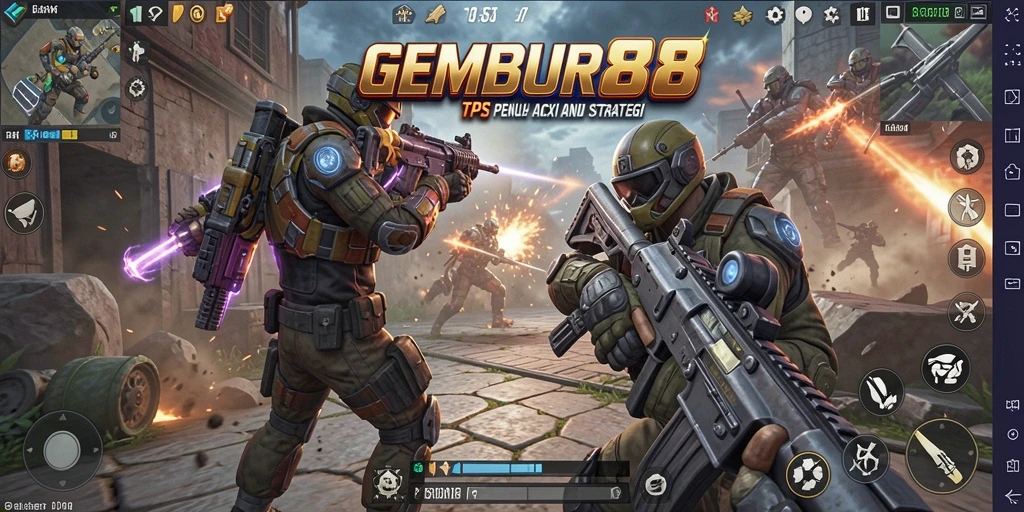 Tampilan menarik dari gameplay seru di GEMBUR88.