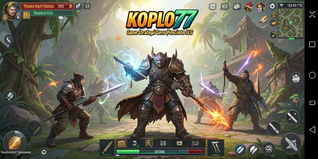 Tangkapan layar KOPLO77 menampilkan aksi mendebarkan dalam gameplay SLG.