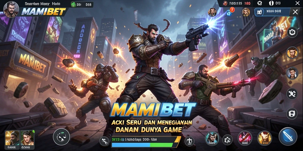 Gameplay seru dengan aksi penuh adrenalin di MAMIBET.