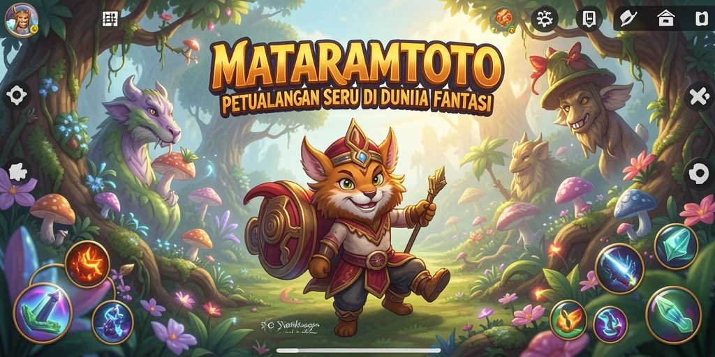 Tampilan gameplay petualangan seru di MATARAMTOTO.