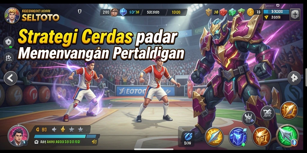 Tampilan gameplay dinamis dan strategis di SELTOTO.