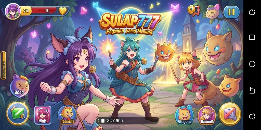 Screenshot menampilkan pertempuran seru dengan karakter anime yang dinamis.
