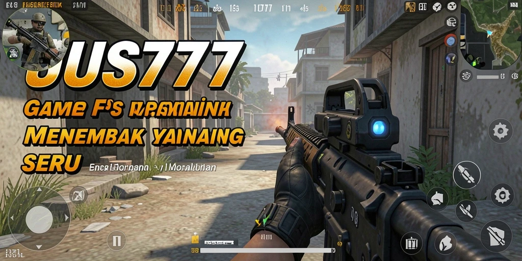 Screenshot gameplay UUS777 menampilkan aksi tembak-menembak yang mendebarkan.